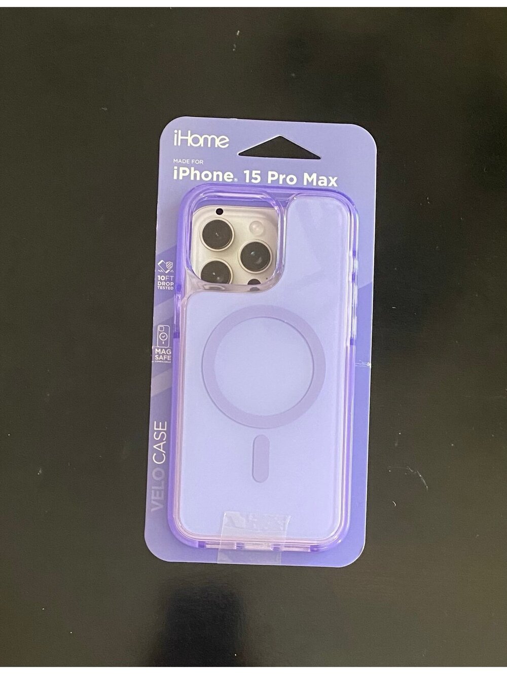 iHome Case for iPhone 15 Pro Max Purple